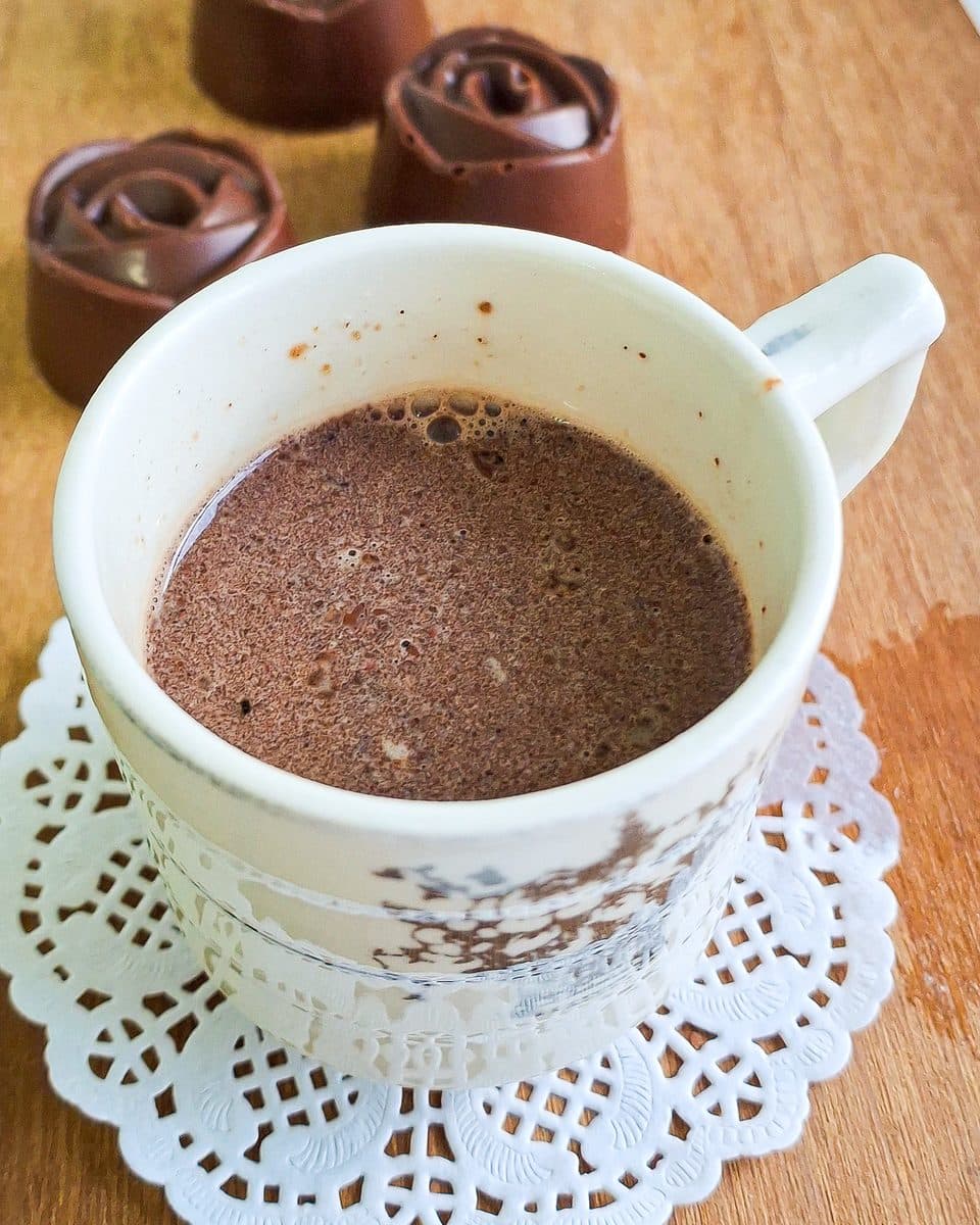 Chocolate caliente cremoso